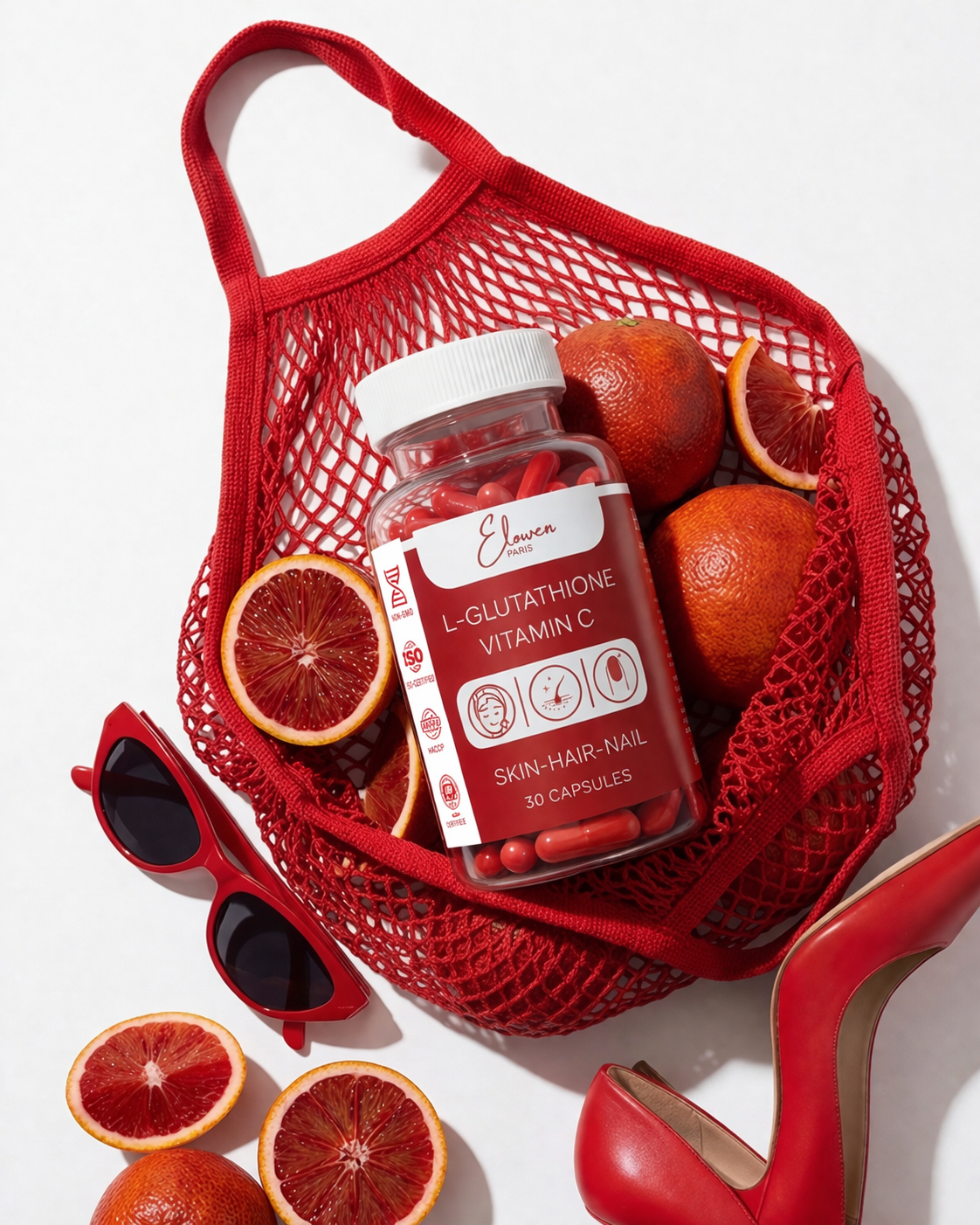 Elowen Paris L-Glutathione & Vitamin C - 1 Month Supply