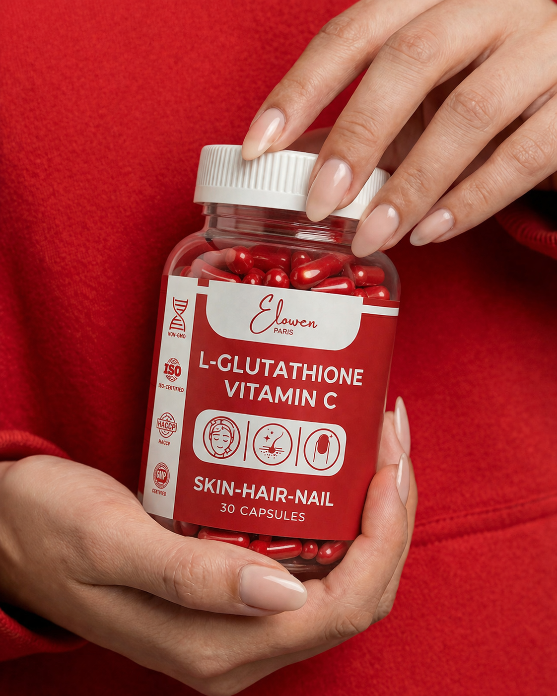 Elowen Paris L-Glutathione & Vitamin C - 1 Month Supply